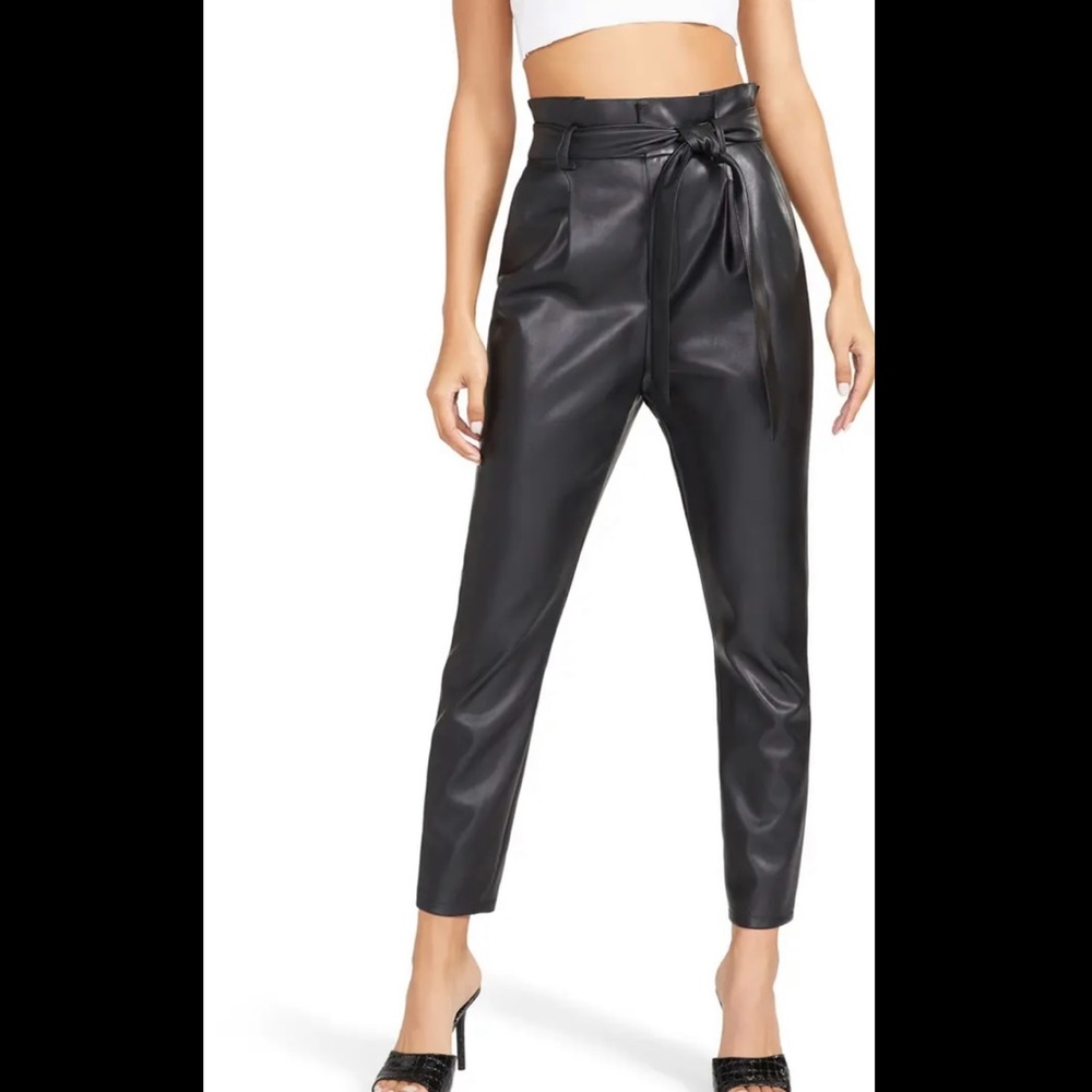BB Dakota Skin in the Game Faux Leather Pants